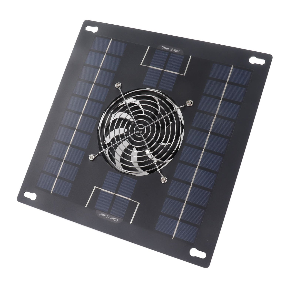Solar Powered Exhaust Fan Monocrystalline Solar Panel Fan Kit for Chicken Coop Greenhouse Hut