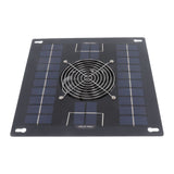 Solar Powered Exhaust Fan Monocrystalline Solar Panel Fan Kit for Chicken Coop Greenhouse Hut