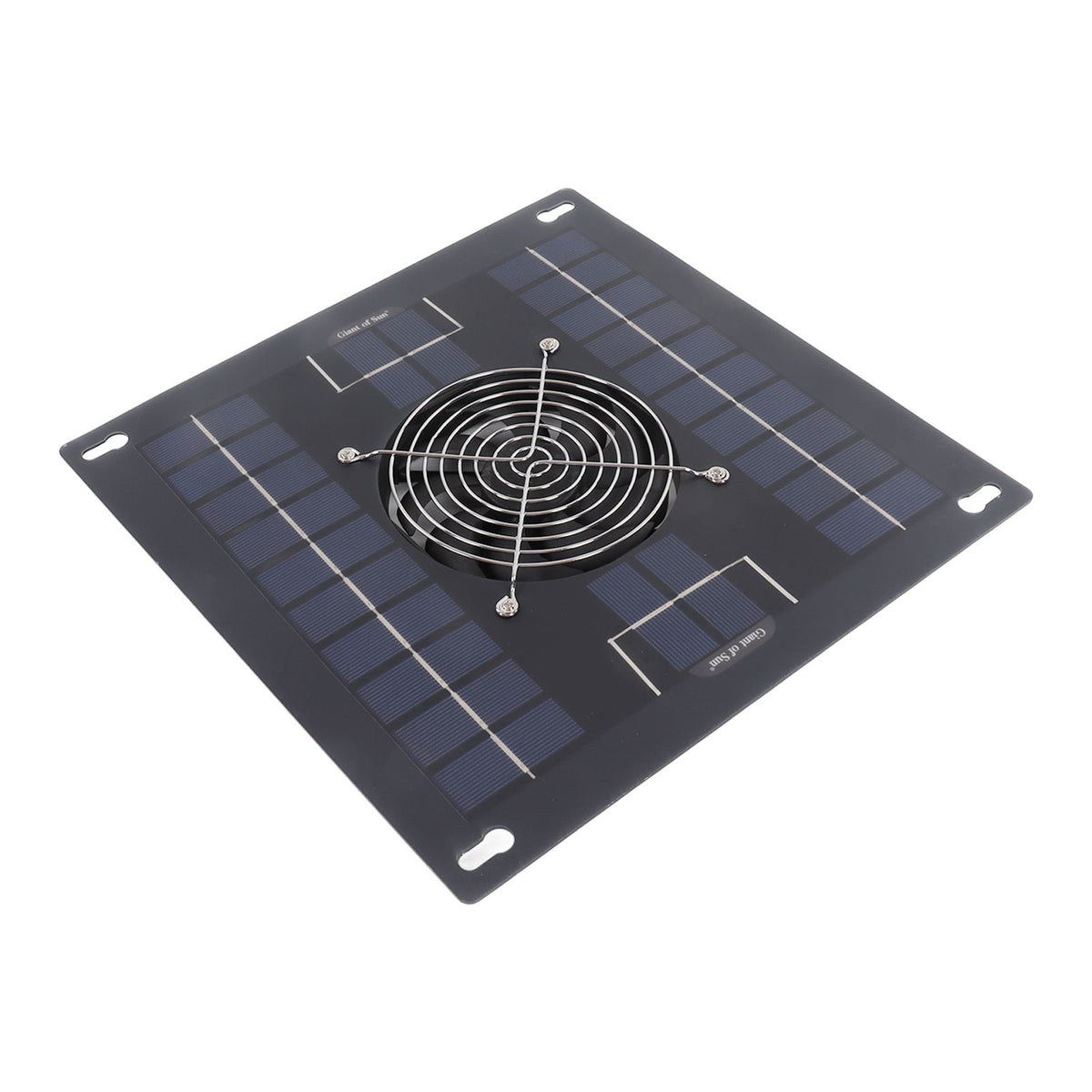 Solar Powered Exhaust Fan Monocrystalline Solar Panel Fan Kit for Chicken Coop Greenhouse Hut