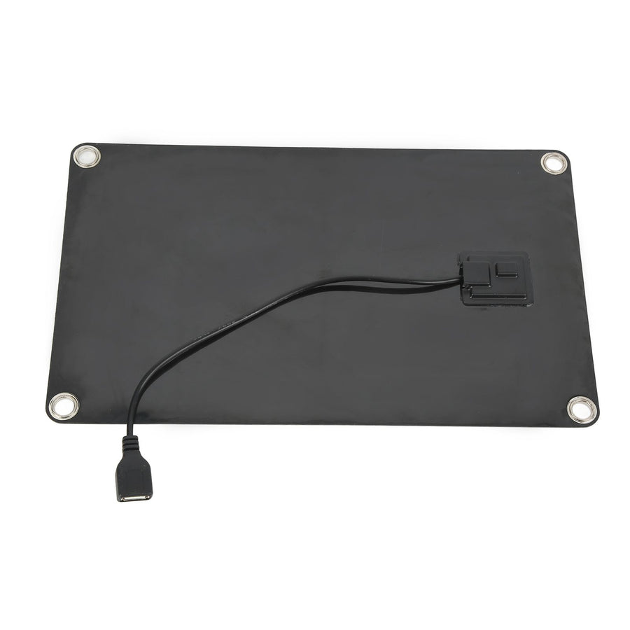 Solar Fan Portable Safe Environment Friendly Dual Exhaust Fan with Solar Panel for Pet House DC 12V