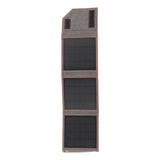 10W 5V Solar Panel Charger Outdoor Monocrystalline USB Solar Charging Pack Foldable for Camping Hiking Travel - Side View
