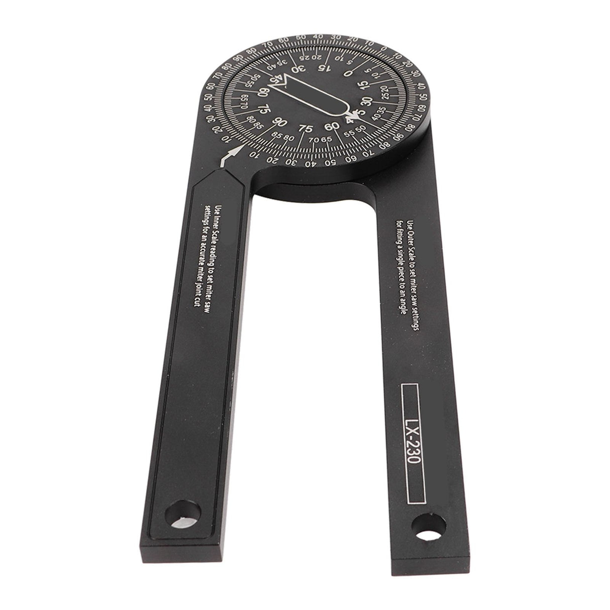 Miter Saw Protractor 360 Degrees Miter Angle Finder Woodworking Positioning Protractor