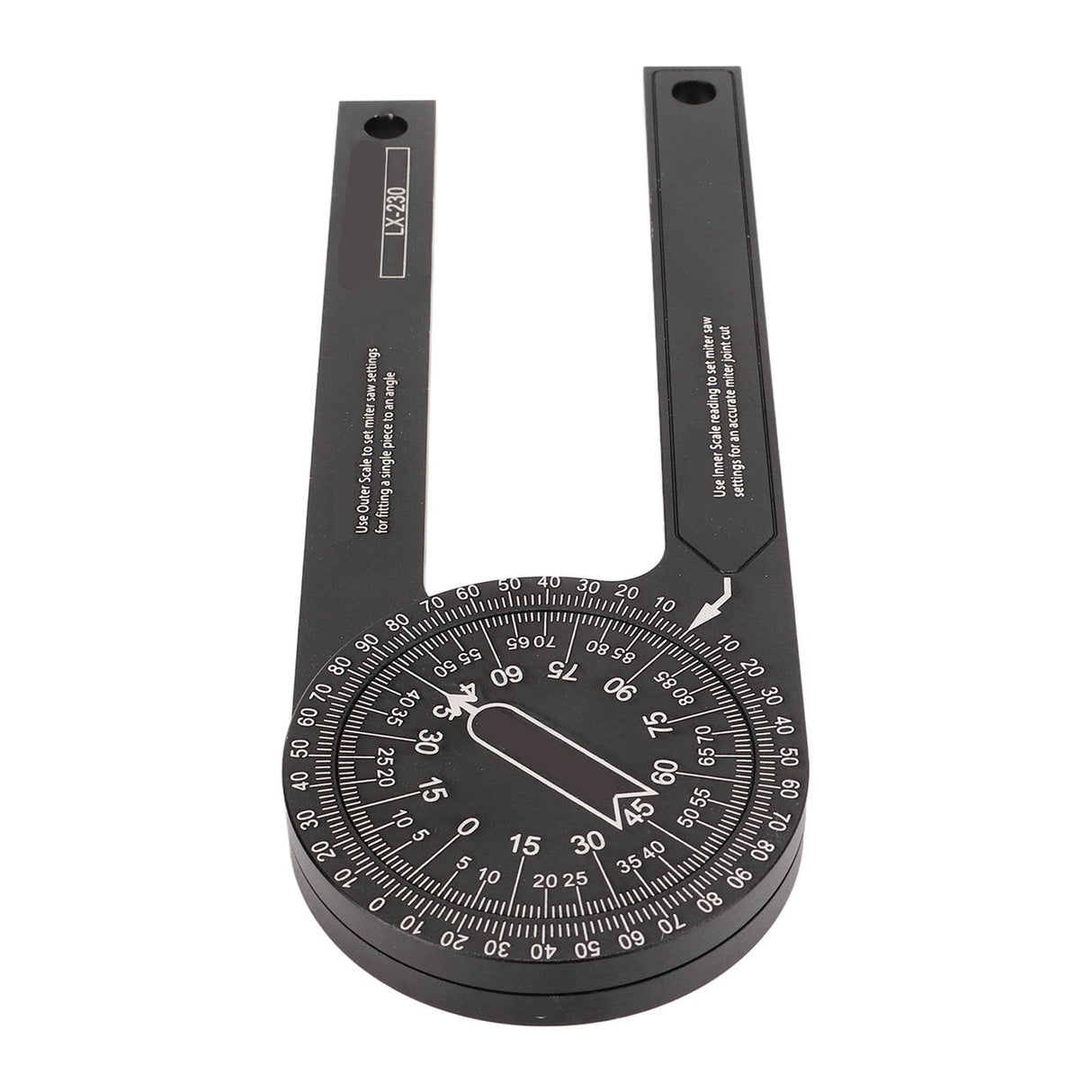 Miter Saw Protractor 360 Degrees Miter Angle Finder Woodworking Positioning Protractor