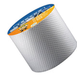 Butyl Waterproof Sealing Tape Aluminum Foil Leak Proof Butyl Sealing Strip Sealant Tape Multi Use for Repairing 5cmx5m/1.97x196.85in