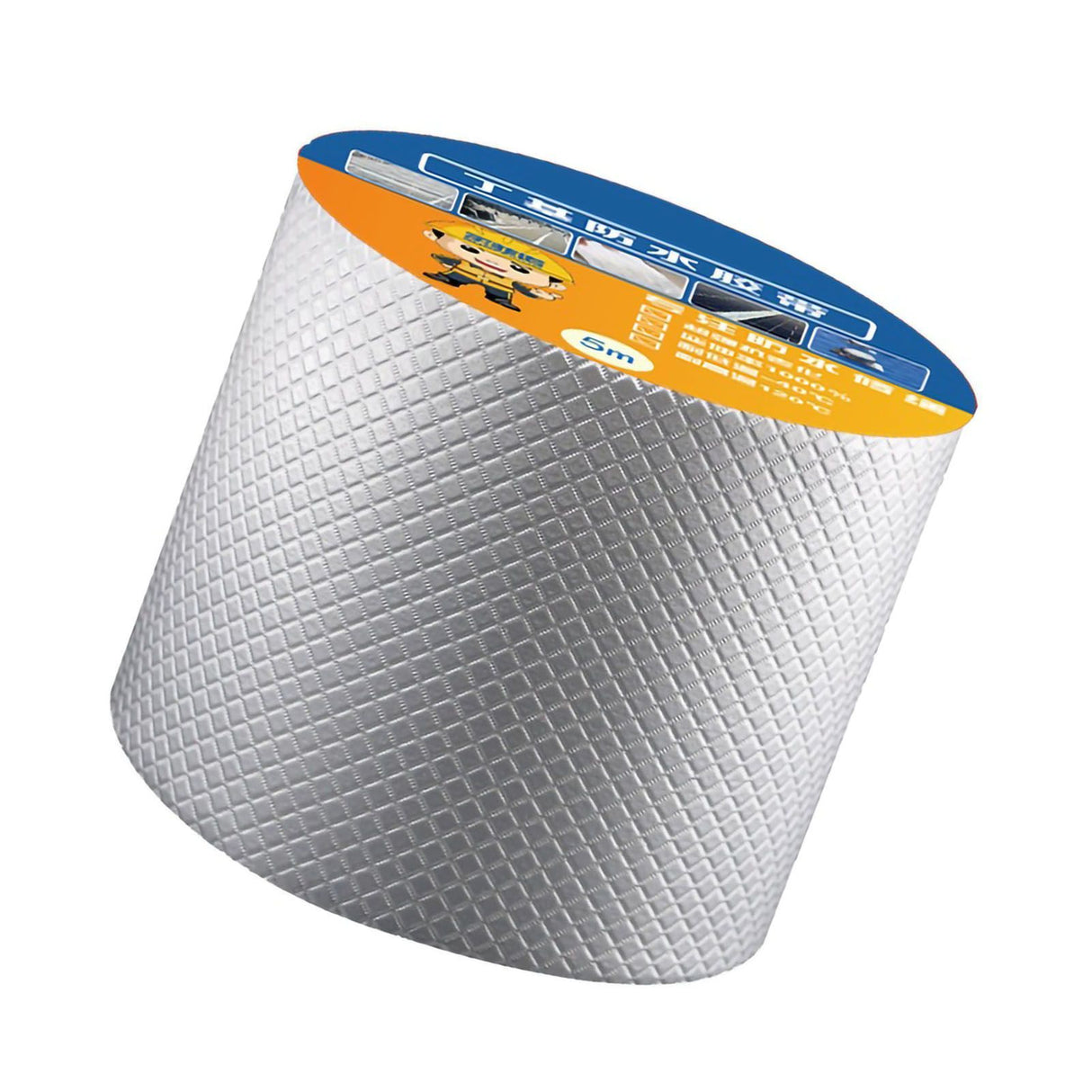 Butyl Waterproof Sealing Tape Aluminum Foil Leak Proof Butyl Sealing Strip Sealant Tape Multi Use for Repairing 5cmx5m/1.97x196.85in
