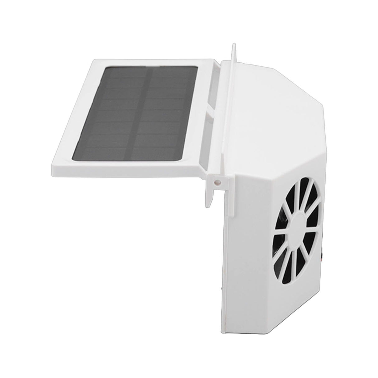 Solar Powered Car Cooler Large Wide Angle 3 Fans Deodorant Energy Saving Car Exhaust Ventilation Fan White