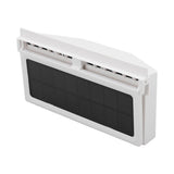 Solar Powered Car Cooler Large Wide Angle 3 Fans Deodorant Energy Saving Car Exhaust Ventilation Fan White - Low Angle