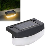 Solar Stair Light LED with PC Shell Stairs Steps Lamps Outdoor Step Lamp For Garden Park Fence Warm White Light - Extra Image