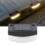 Solar Stair Light LED with PC Shell Stairs Steps Lamps Outdoor Step Lamp For Garden Park Fence Warm White Light - Extra Image