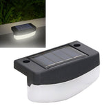 Solar Stair Light LED with PC Shell Stairs Steps Lamps Outdoor Step Lamp For Garden Park Fence White Light