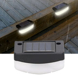 Solar Stair Light LED with PC Shell Stairs Steps Lamps Outdoor Step Lamp For Garden Park Fence White Light