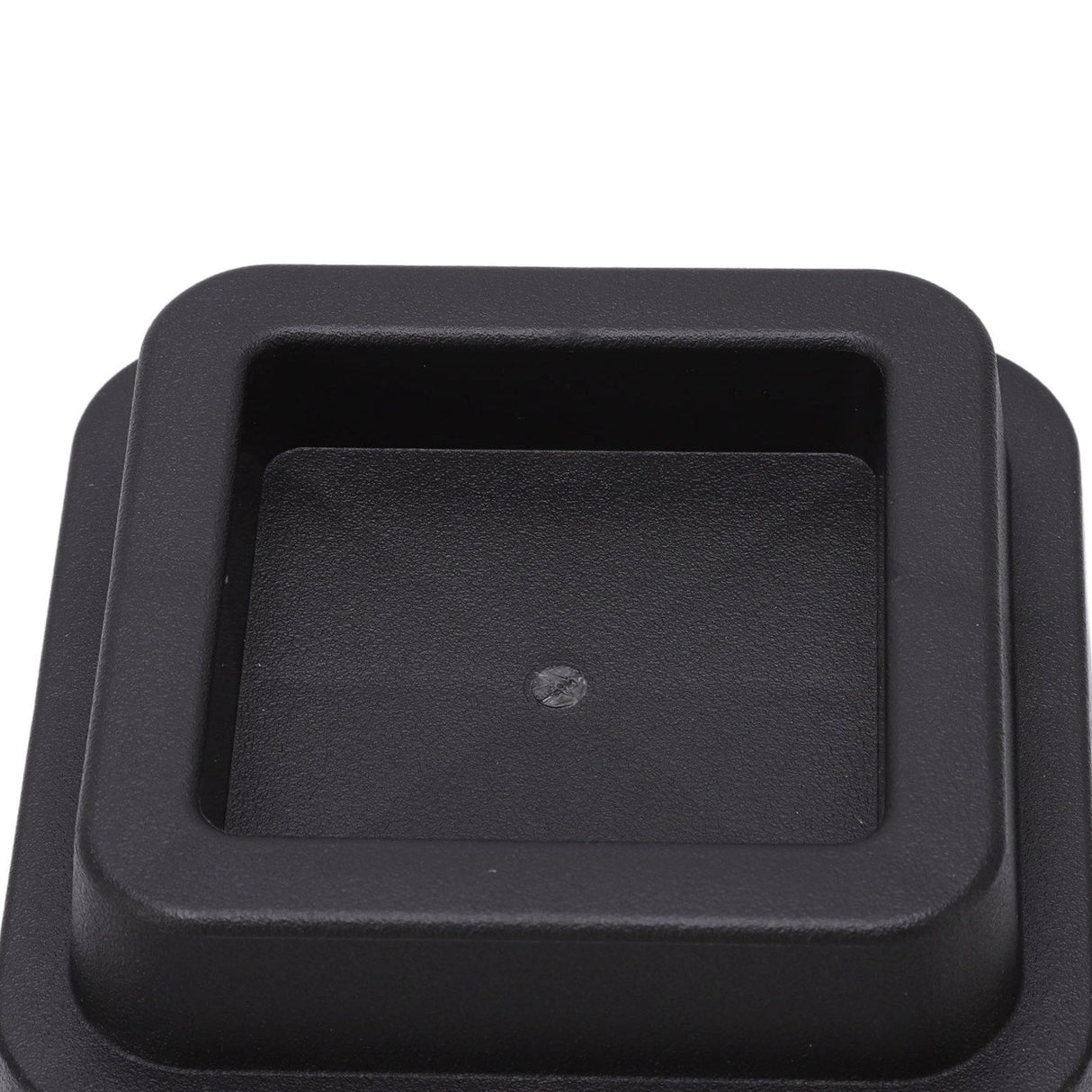 6pcs Bed Risers 5in High Quadrate Trapezoidal Ergonomic Plastic Black Furniture Risers Blocks for Home Office