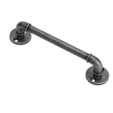 Gate Pull Handle Zinc Alloy Retro Round Base Furniture Hardware for Door Drawer Cabinet Wardrobe Closet Retro Silver - 45-Degree Angle