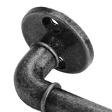 Gate Pull Handle Zinc Alloy Retro Round Base Furniture Hardware for Door Drawer Cabinet Wardrobe Closet Retro Silver - Extra Image