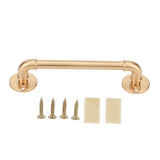 Gate Pull Handle Zinc Alloy Retro Round Base Furniture Hardware for Door Drawer Cabinet Wardrobe Closet Gold