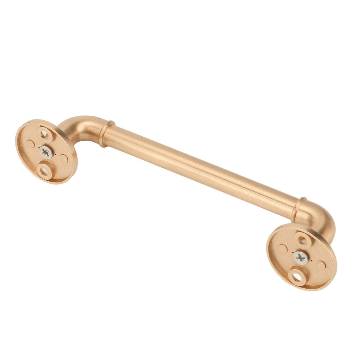 Gate Pull Handle Zinc Alloy Retro Round Base Furniture Hardware for Door Drawer Cabinet Wardrobe Closet Gold