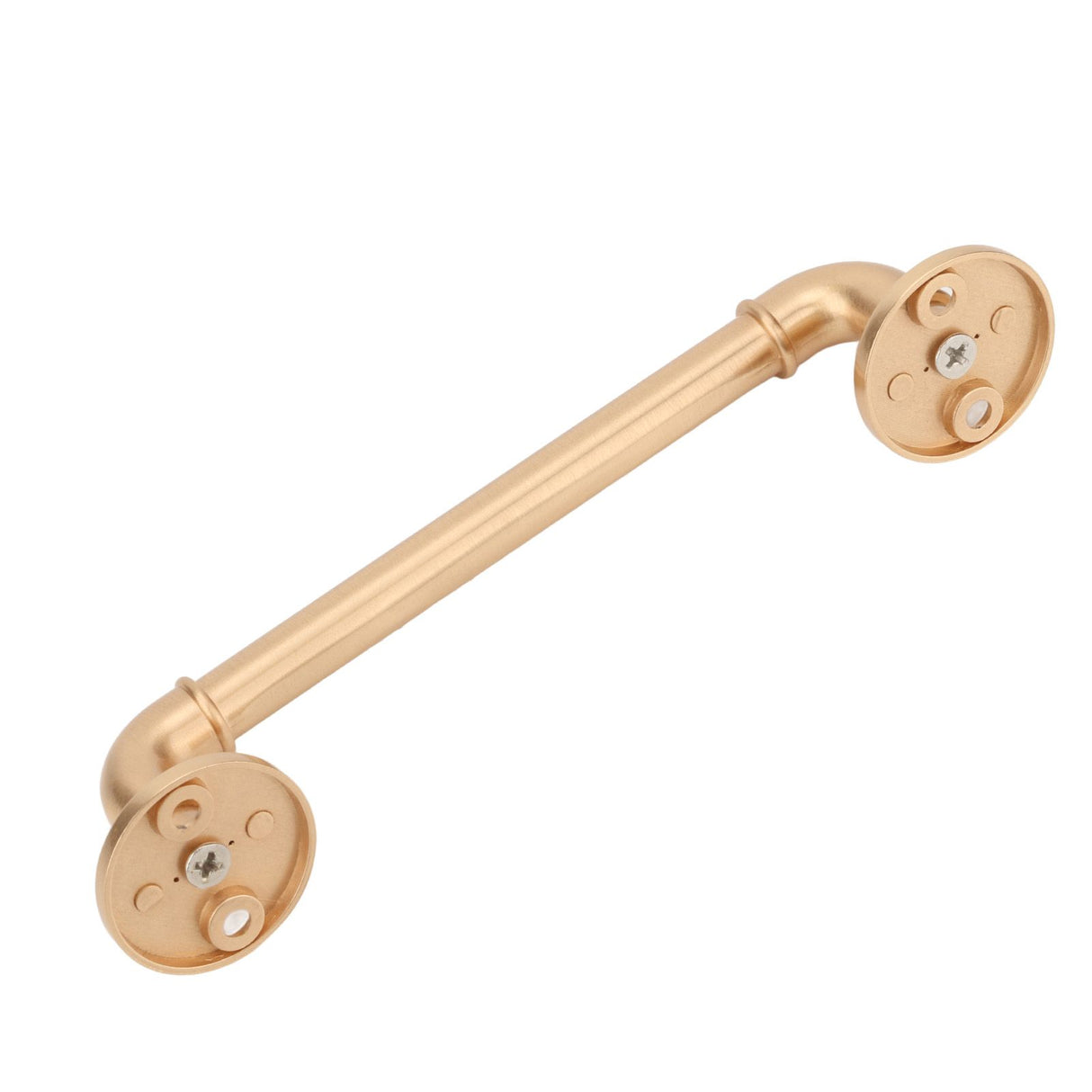 Gate Pull Handle Zinc Alloy Retro Round Base Furniture Hardware for Door Drawer Cabinet Wardrobe Closet Gold