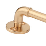 Gate Pull Handle Zinc Alloy Retro Round Base Furniture Hardware for Door Drawer Cabinet Wardrobe Closet Gold