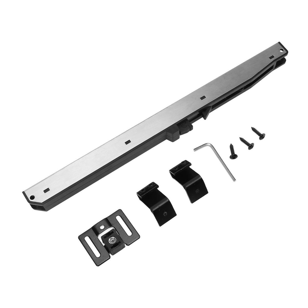 Barn Door Soft Close Mechanism Stainless Steel POM Spring Buffer Damper Punch Free Barn Door Damper Hardware Kit