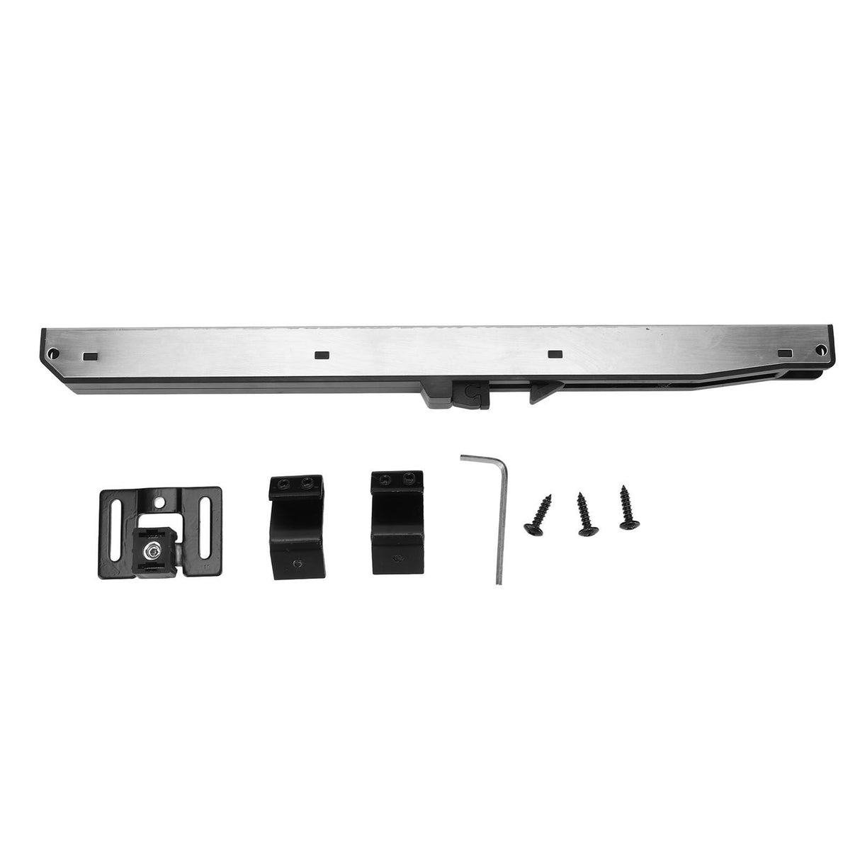 Barn Door Soft Close Mechanism Stainless Steel POM Spring Buffer Damper Punch Free Barn Door Damper Hardware Kit