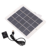 3W 5V Solar Water Pump Solar Fountain Outdoor Landscape DC Fountain for Bird Bath Ponds Garden