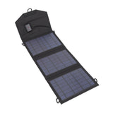 Solar Charger Portable Foldable Polysilicon Solar Power Bank with Hooks for Camping 10.5W 5V