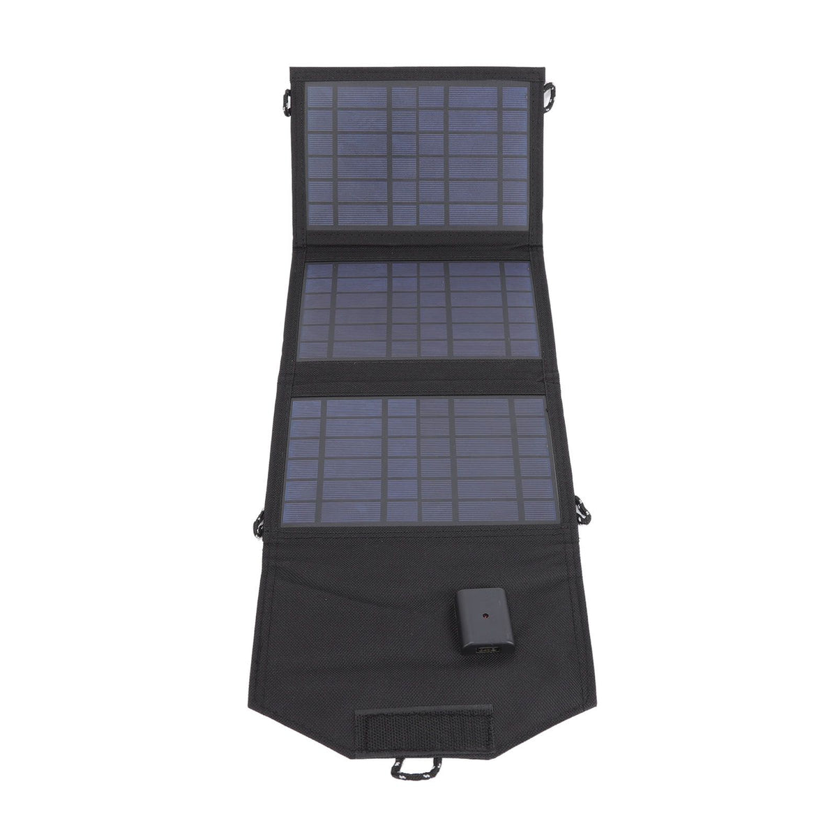 Solar Charger Portable Foldable Polysilicon Solar Power Bank with Hooks for Camping 10.5W 5V