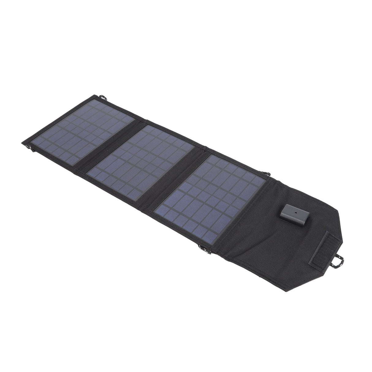 Solar Charger Portable Foldable Polysilicon Solar Power Bank with Hooks for Camping 10.5W 5V