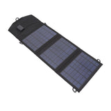 Solar Charger Portable Foldable Polysilicon Solar Power Bank with Hooks for Camping 10.5W 5V - Extra Image