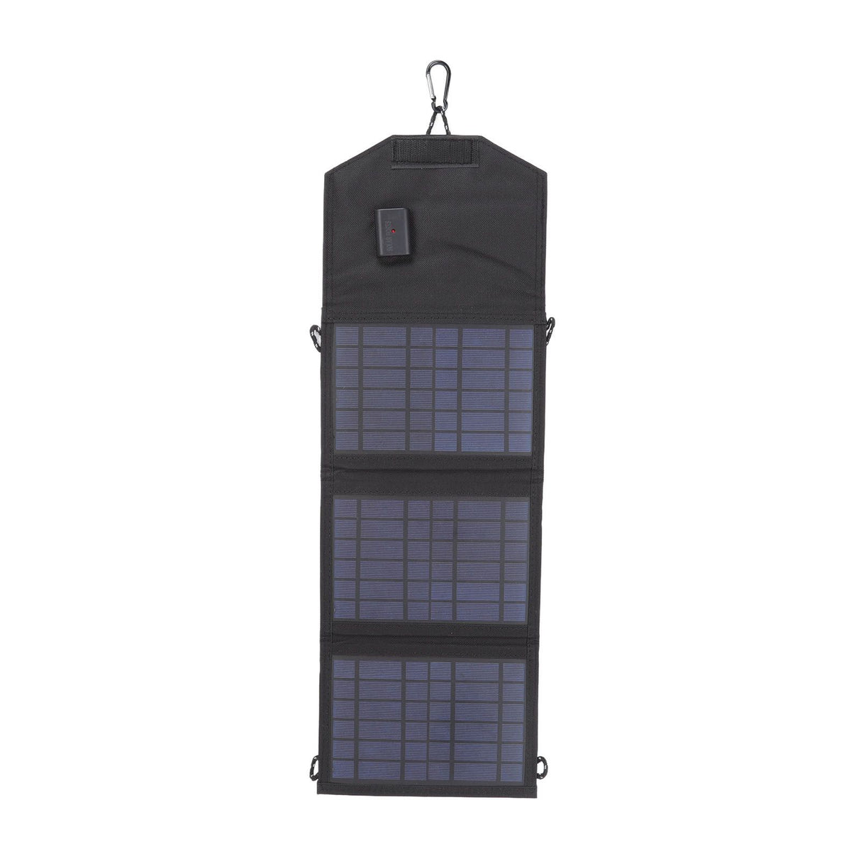 Solar Charger Portable Foldable Polysilicon Solar Power Bank with Hooks for Camping 10.5W 5V