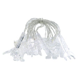 LED String Light Outer Space Astronaut Planet Spaceship Shape Waterproof Led String Room Decor for Christmas Festival Warm White 3 Batteries 20LED