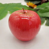 Artificial Fruit Simulation Model Foam Fake Fruit Kindergarten Teaching Aids Decorative Props Pink Apple - 45-Degree Angle