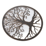 Metal Wall Art Tree Tree Shape Modern Minimalist Iron Tree Art Wall Decor Tree Wall Decor for Living Room Office Love Tree - Close-Up Angle