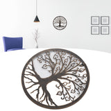 Metal Wall Art Tree Tree Shape Modern Minimalist Iron Tree Art Wall Decor Tree Wall Decor for Living Room Office Love Tree