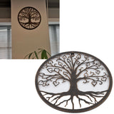 Metal Wall Art Tree Tree Shape Modern Minimalist Iron Tree Art Wall Decor Tree Wall Decor for Living Room Office Love Tree - Extra Image