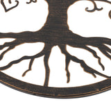 Metal Wall Art Tree Tree Shape Modern Minimalist Iron Tree Art Wall Decor Tree Wall Decor for Living Room Office Love Tree - Extra Image