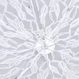 White Lace Parasol Umbrella J Handle Elegant Appearance Bridal Lace Umbrella for Wedding Party Decorations Prom