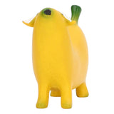 Banana Dog Sculpture Resin Funny Lovely Lightweight Banana Dog Art Decoration for Home Desktop S 8x6cm/3.1x2.4in