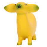 Banana Dog Sculpture Resin Funny Lovely Lightweight Banana Dog Art Decoration for Home Desktop M 13x8cm/5.1x3.1in - 45-Degree Angle