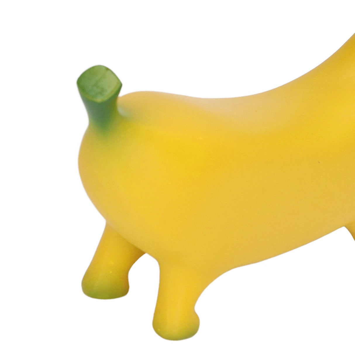 Banana Dog Sculpture Resin Funny Lovely Lightweight Banana Dog Art Decoration for Home Desktop M 13x8cm/5.1x3.1in