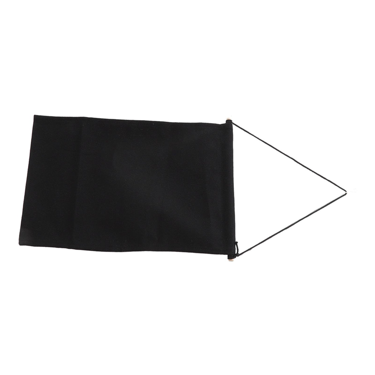 Brooch Storage Hanging Flag Multi Purpose Stylish Classic Pin Collection Organizers Banners for Home Office Dorm Black S 35x22.5cm 25cm(wooden Stick)