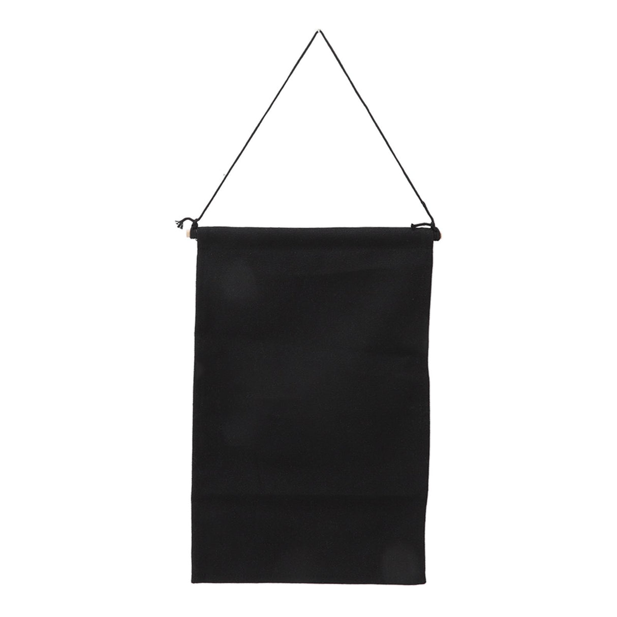 Brooch Storage Hanging Flag Multi Purpose Stylish Classic Pin Collection Organizers Banners for Home Office Dorm Black M 45.5x27.3cm 30cm(wooden Stick)
