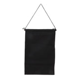 Brooch Storage Hanging Flag Multi Purpose Stylish Classic Pin Collection Organizers Banners for Home Office Dorm Black M 45.5x27.3cm 30cm(wooden Stick)