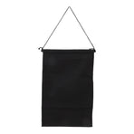 Brooch Storage Hanging Flag Multi Purpose Stylish Classic Pin Collection Organizers Banners for Home Office Dorm Black M 45.5x27.3cm 30cm(wooden Stick)