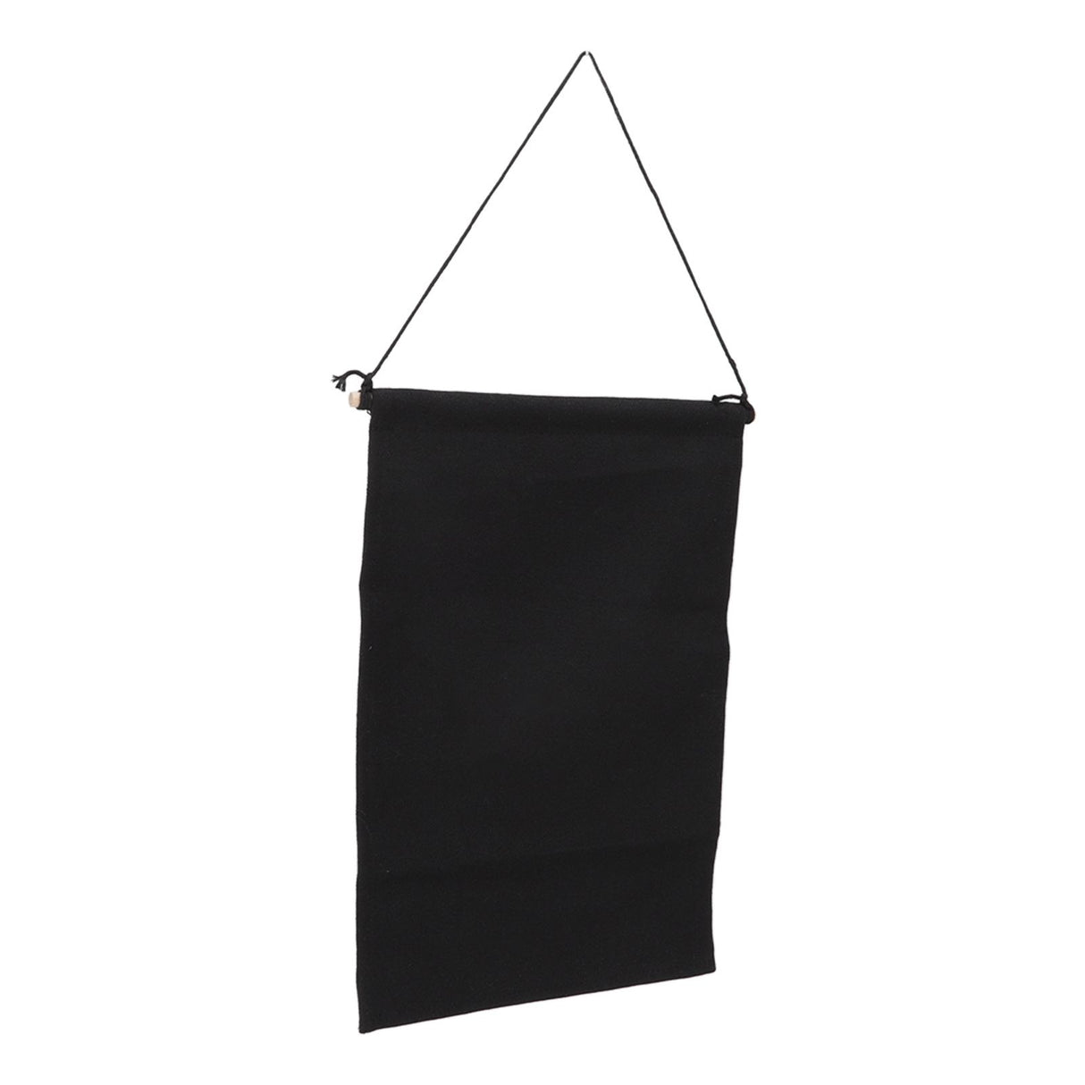Brooch Storage Hanging Flag Multi Purpose Stylish Classic Pin Collection Organizers Banners for Home Office Dorm Black M 45.5x27.3cm 30cm(wooden Stick)