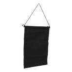 Brooch Storage Hanging Flag Multi Purpose Stylish Classic Pin Collection Organizers Banners for Home Office Dorm Black M 45.5x27.3cm 30cm(wooden Stick)