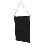 Brooch Storage Hanging Flag Multi Purpose Stylish Classic Pin Collection Organizers Banners for Home Office Dorm Black M 45.5x27.3cm 30cm(wooden Stick)