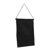 Brooch Storage Hanging Flag Multi Purpose Stylish Classic Pin Collection Organizers Banners for Home Office Dorm Black M 45.5x27.3cm 30cm(wooden Stick)