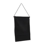 Brooch Storage Hanging Flag Multi Purpose Stylish Classic Pin Collection Organizers Banners for Home Office Dorm Black M 45.5x27.3cm 30cm(wooden Stick)