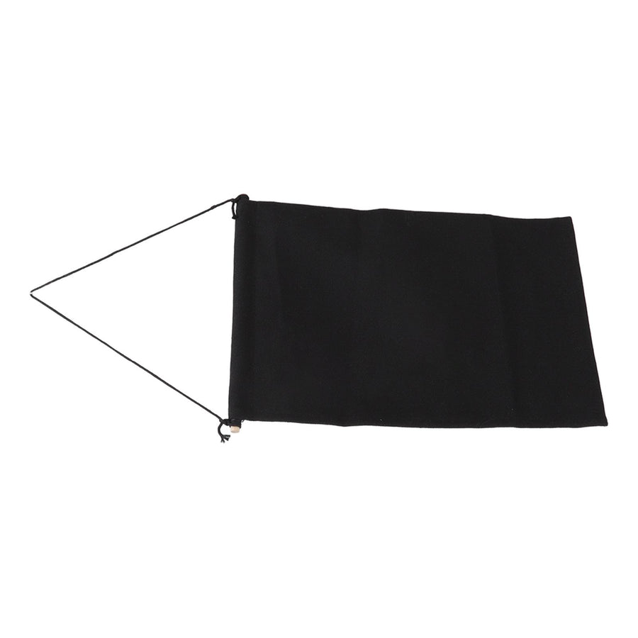 Brooch Storage Hanging Flag Multi Purpose Stylish Classic Pin Collection Organizers Banners for Home Office Dorm Black M 45.5x27.3cm 30cm(wooden Stick)